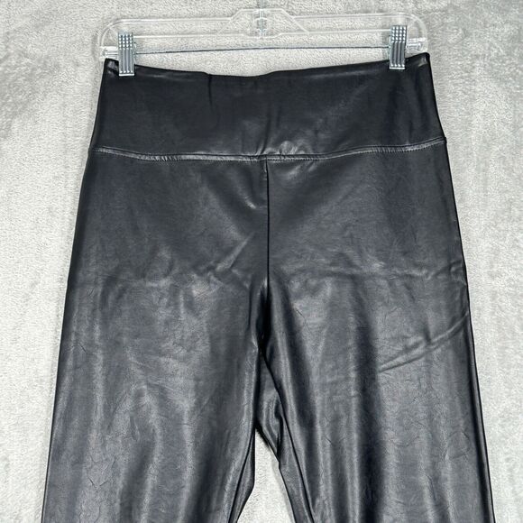 Boston Proper Pants Women‎ Small Black Skinny Faux Leather Legging Rocker Edgy - Picture 4 of 10